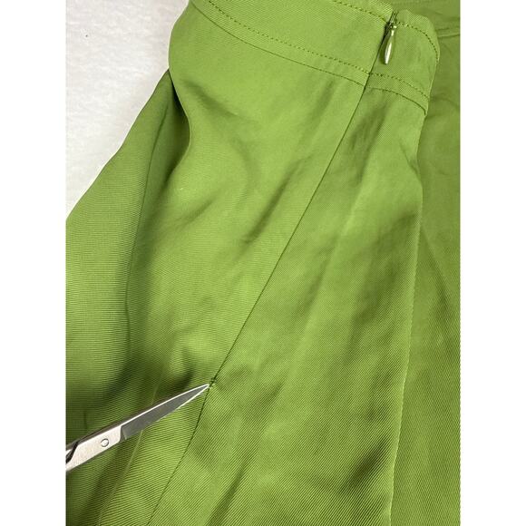 NWT Everlane Japanese goweave swing skirt women’s 10 fig leaf - Picture 8 of 13